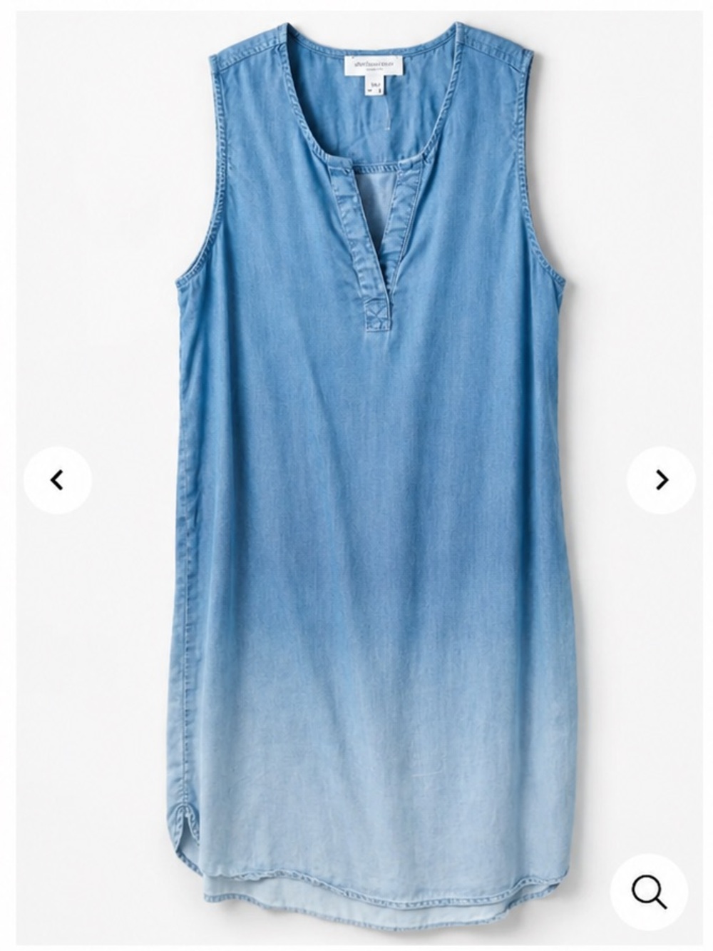 beachlunchlounge Light Blue Ombre Sleeveless Tunic